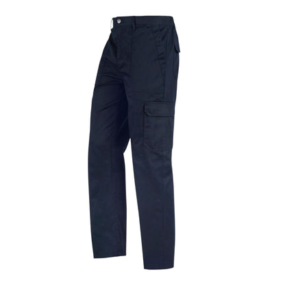 Navy - Side - Regatta Professional Mens Essential Cargo Trousers