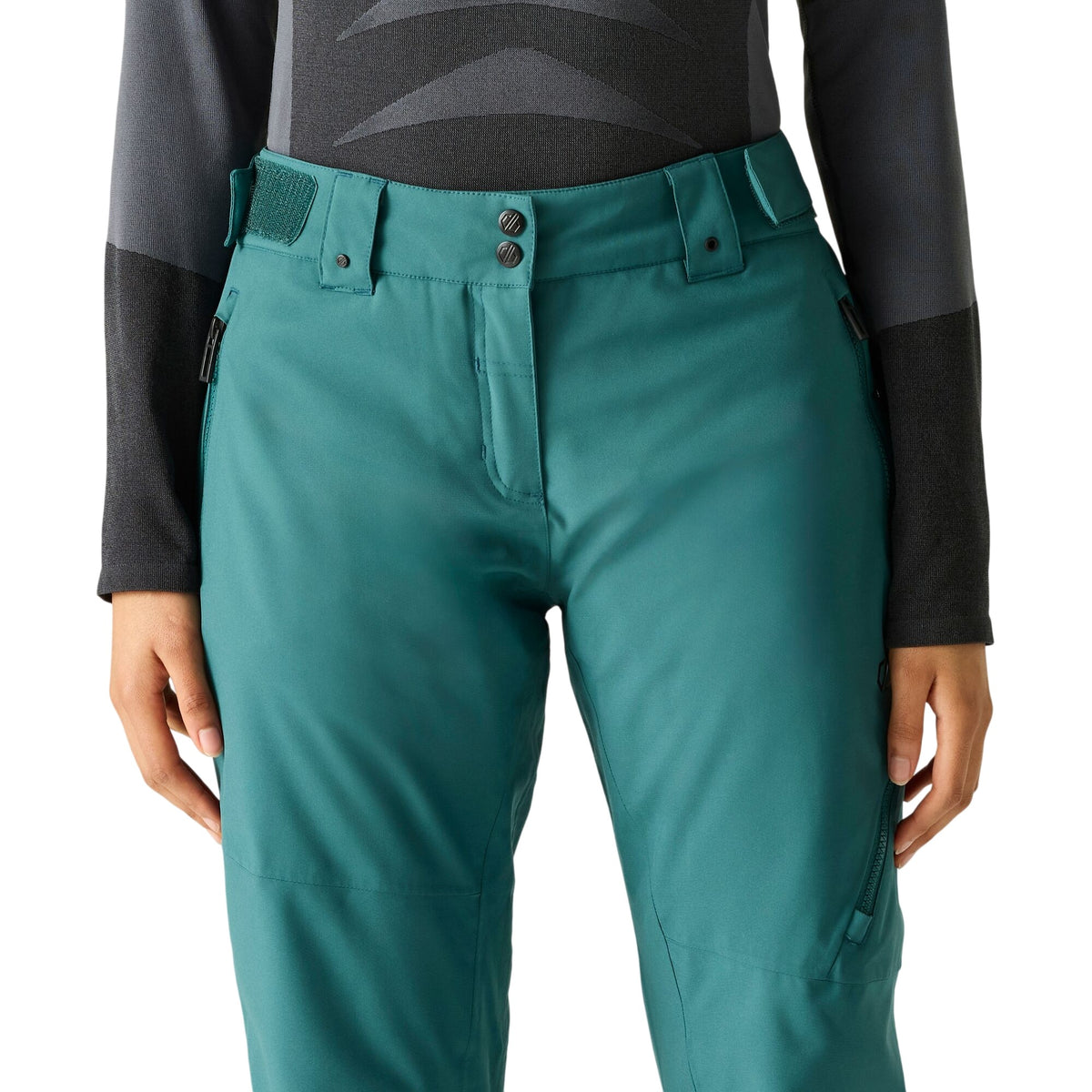 Mediterranea - Close up - Dare 2B Womens-Ladies Ice II Insulated Ski Trousers
