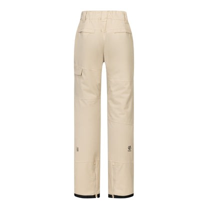 White Pepper - Back - Dare 2B Womens-Ladies Ice II Insulated Ski Trousers