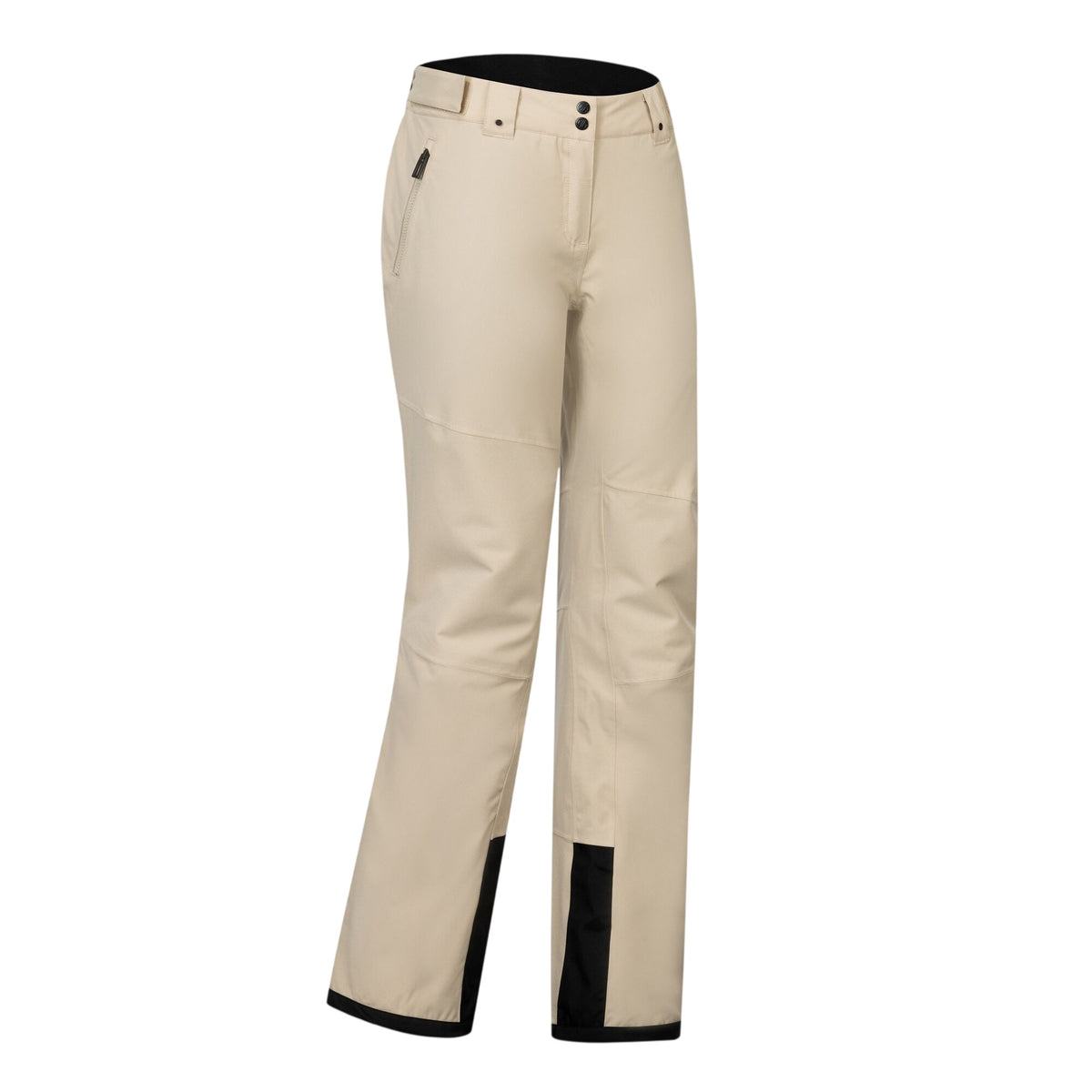 White Pepper - Side - Dare 2B Womens-Ladies Ice II Insulated Ski Trousers