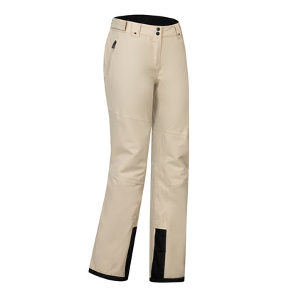 White Pepper - Side - Dare 2B Womens-Ladies Ice II Insulated Ski Trousers