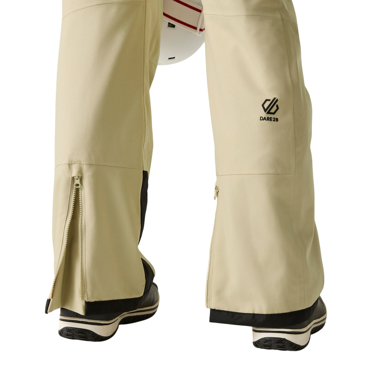 White Pepper - Pack Shot - Dare 2B Womens-Ladies Ice II Insulated Ski Trousers