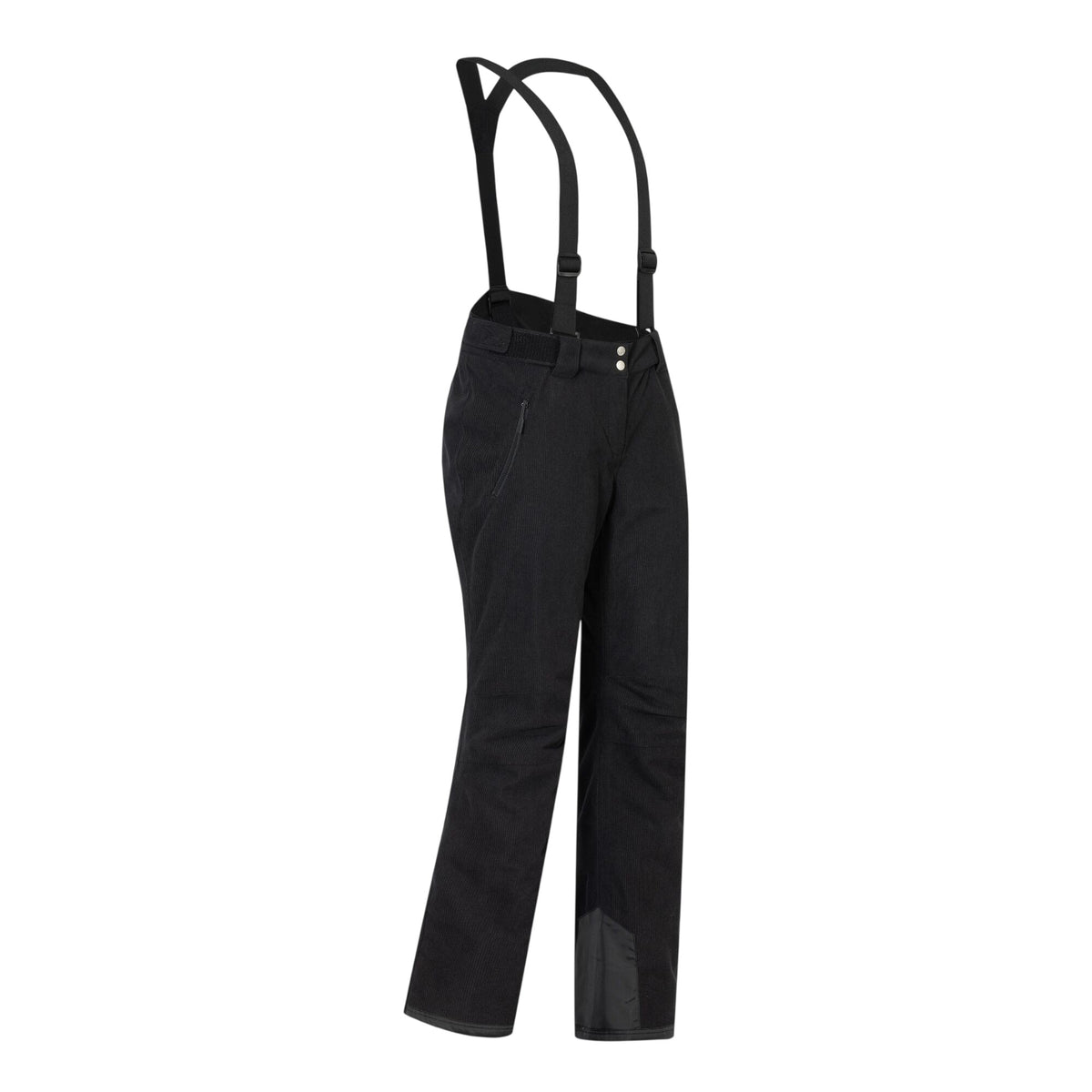 Black - Side - Dare 2B Womens-Ladies Diminish Cord Ski Trousers
