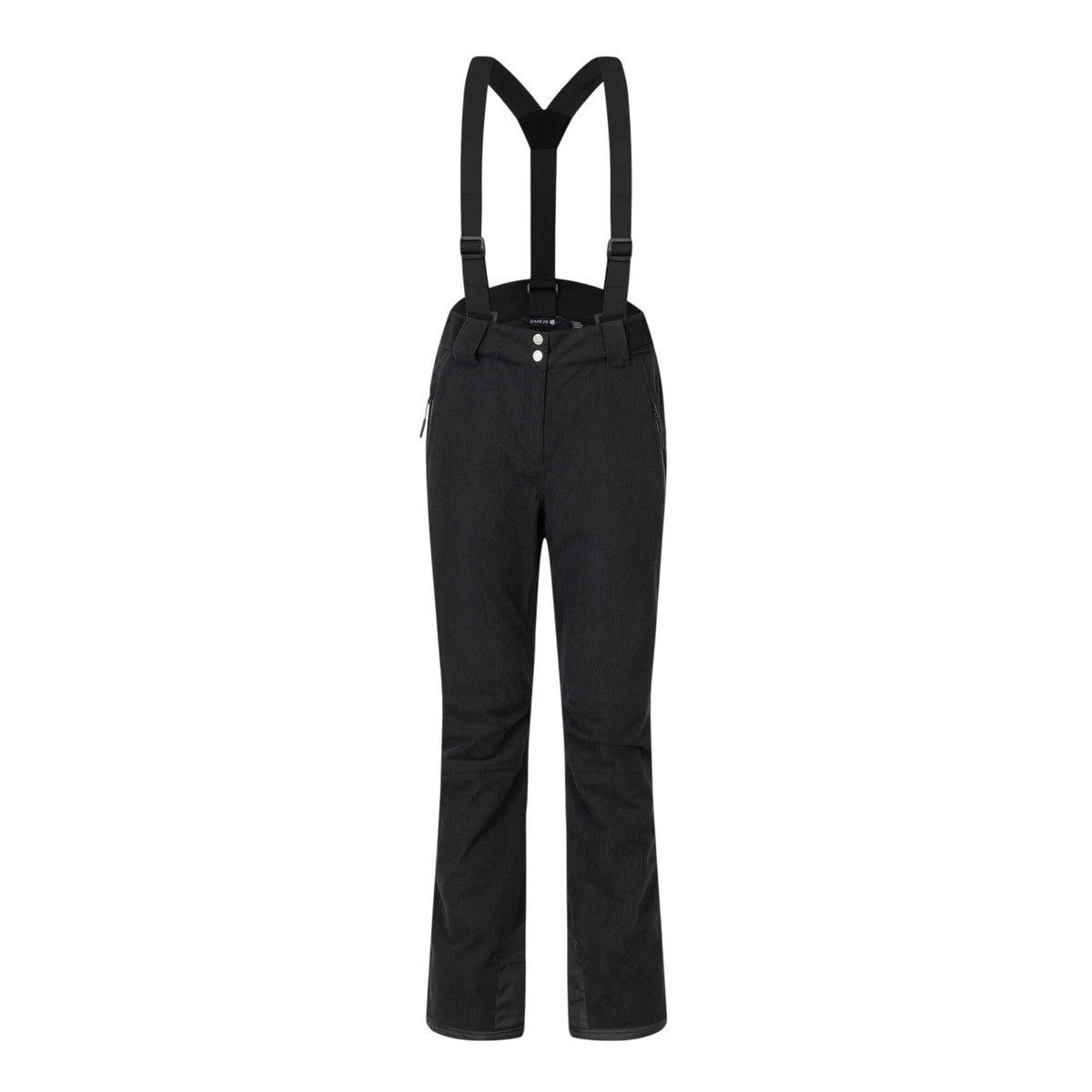 Black - Front - Dare 2B Womens-Ladies Diminish Cord Ski Trousers
