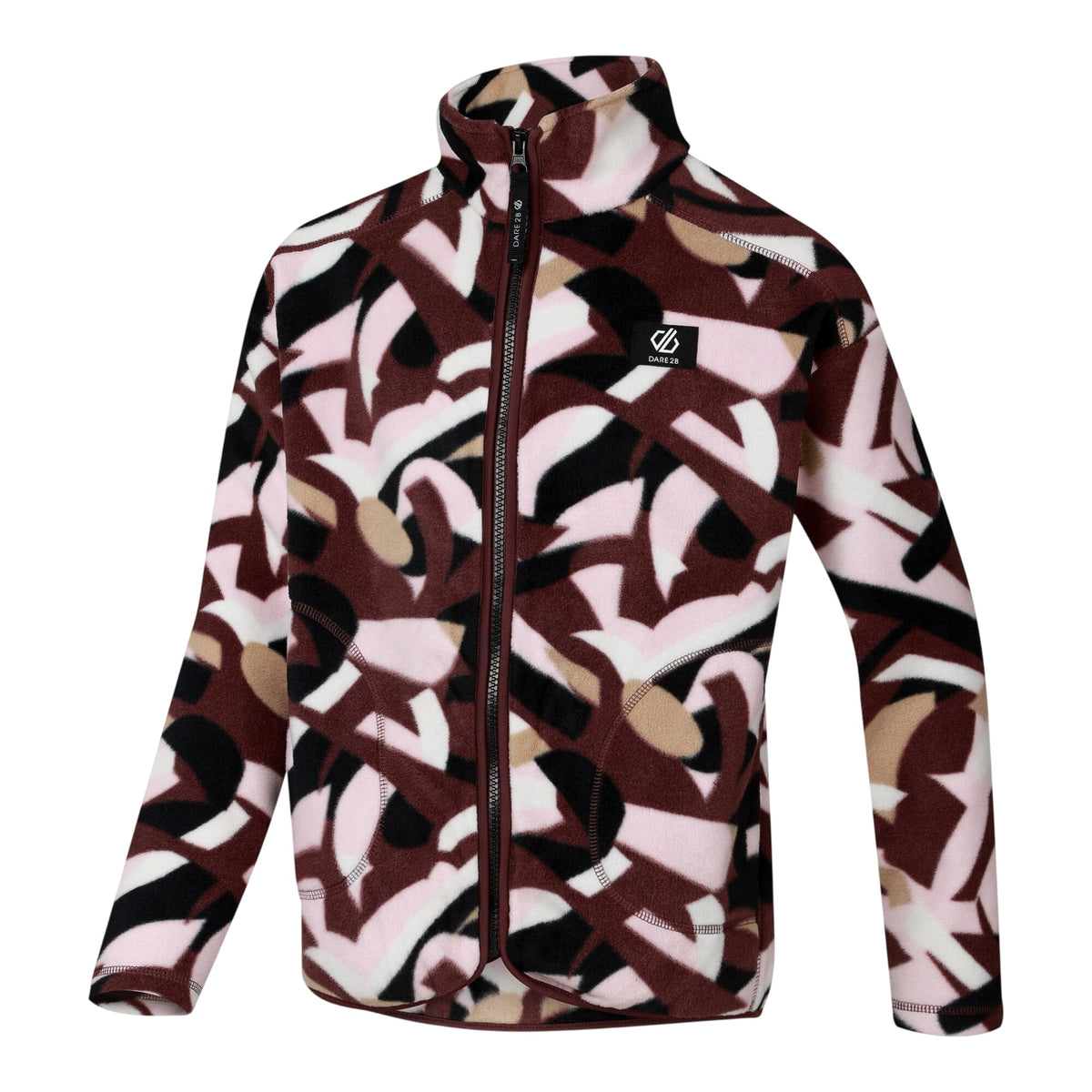 Huckleberry - Side - Regatta Childrens-Kids Wing It Abstract Full Zip Fleece Jacket