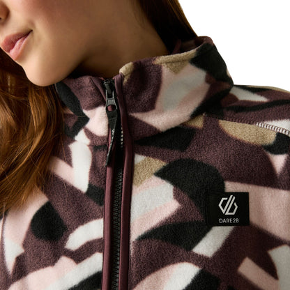 Huckleberry - Pack Shot - Regatta Childrens-Kids Wing It Abstract Full Zip Fleece Jacket