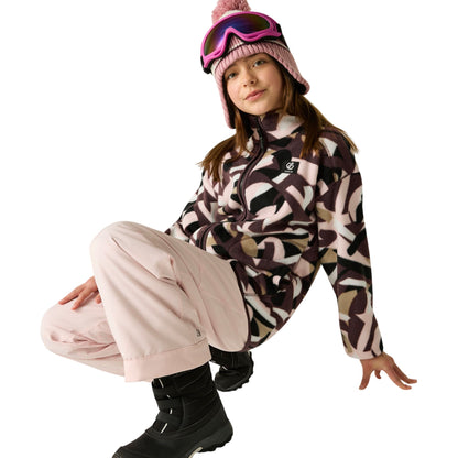 Huckleberry - Close up - Regatta Childrens-Kids Wing It Abstract Full Zip Fleece Jacket