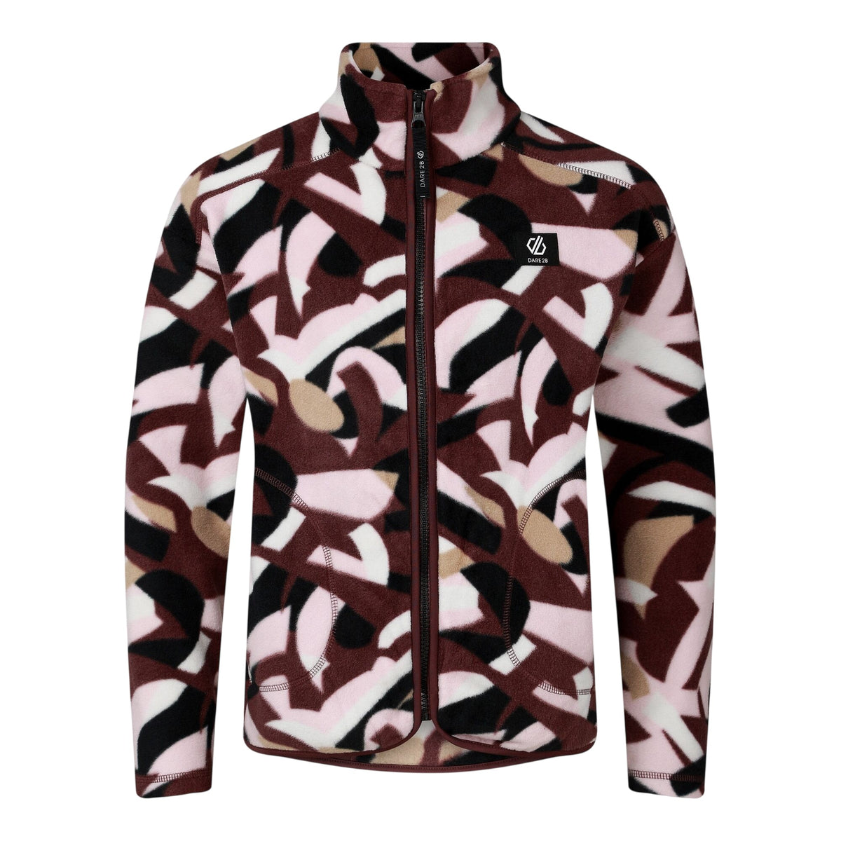 Huckleberry - Front - Regatta Childrens-Kids Wing It Abstract Full Zip Fleece Jacket