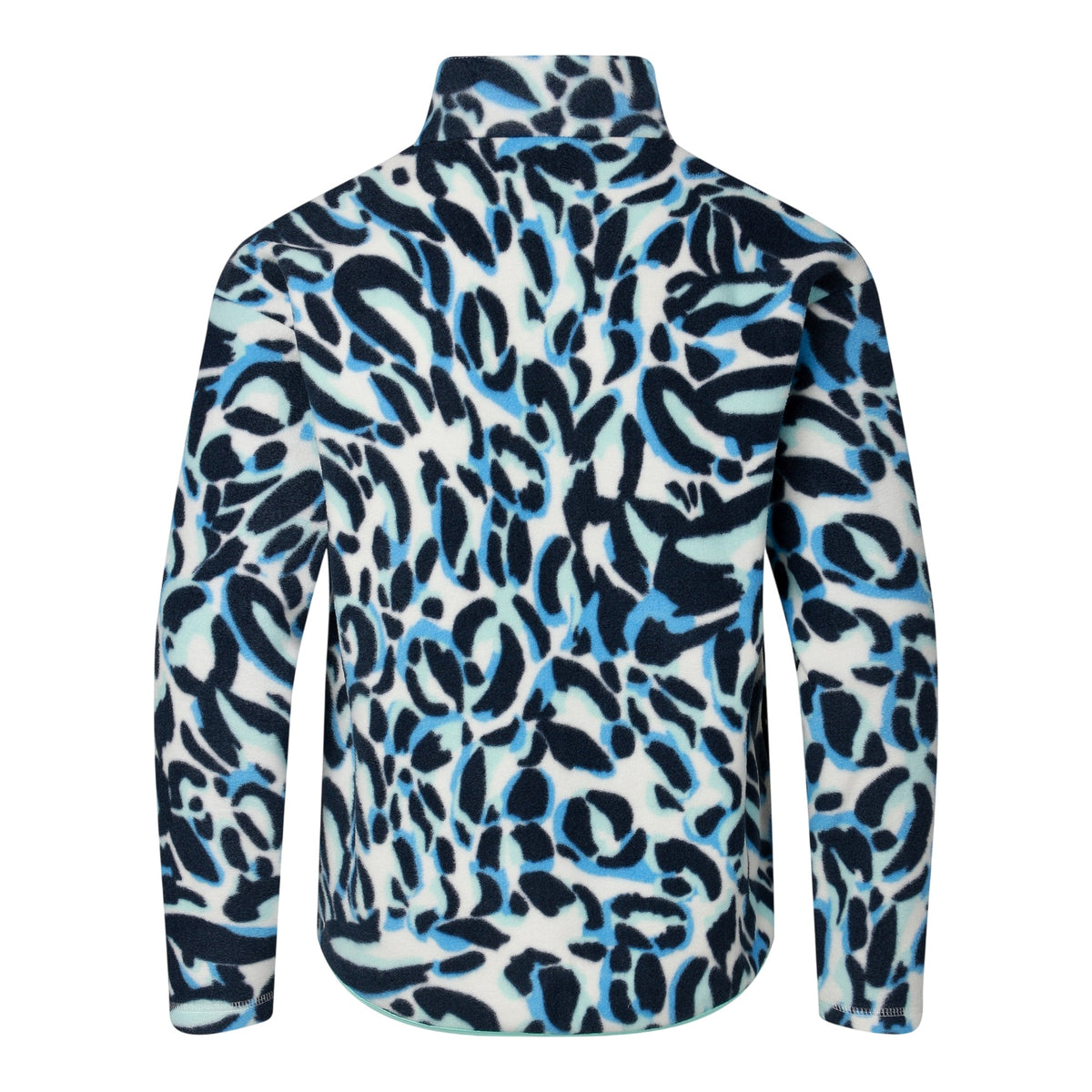 Blue - Back - Dare 2B Childrens-Kids Wing It Animal Print Full Zip Fleece Jacket