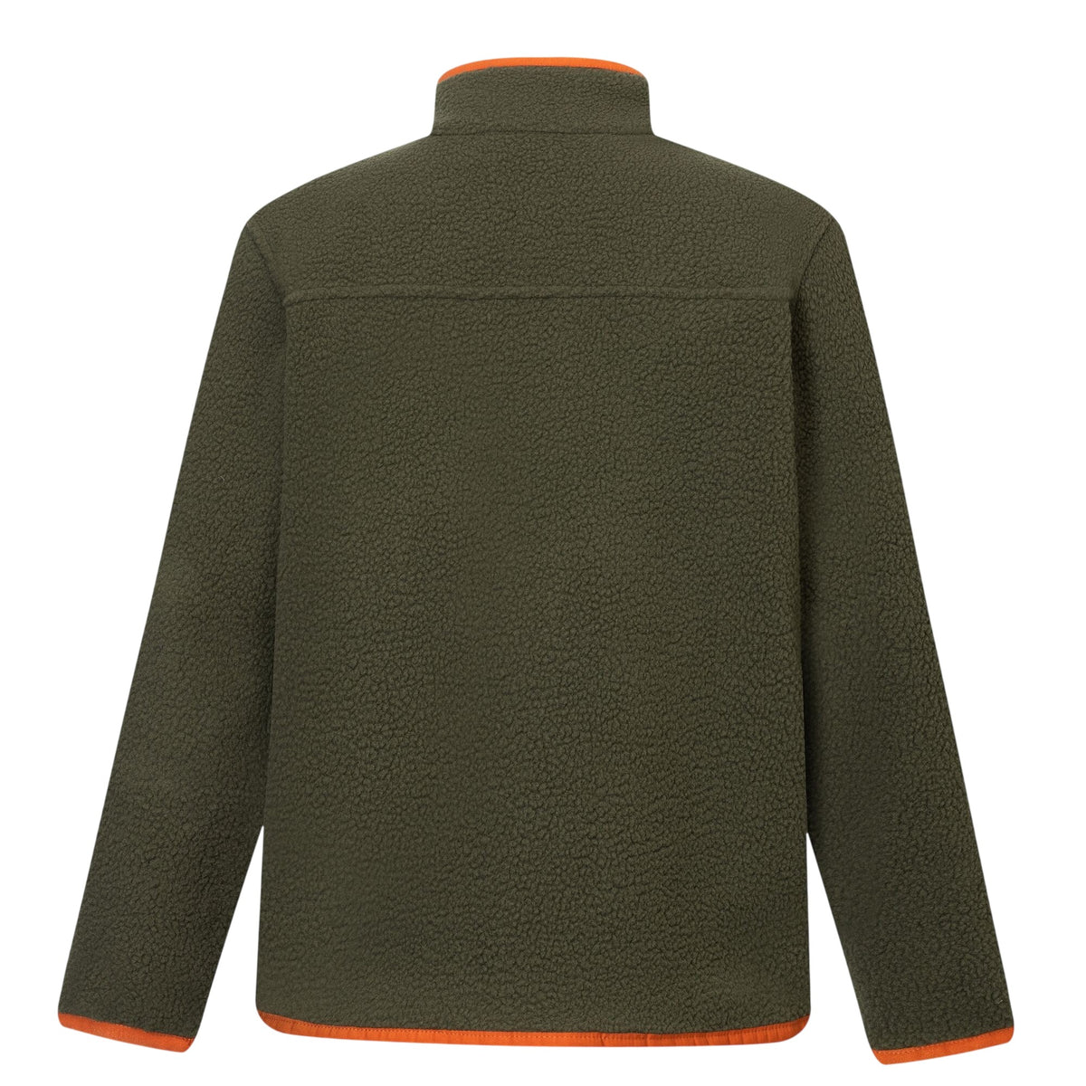 Dark Khaki-Rooibos Tea - Back - Regatta Childrens-Kids Frankie Colour Block Fleece Jacket