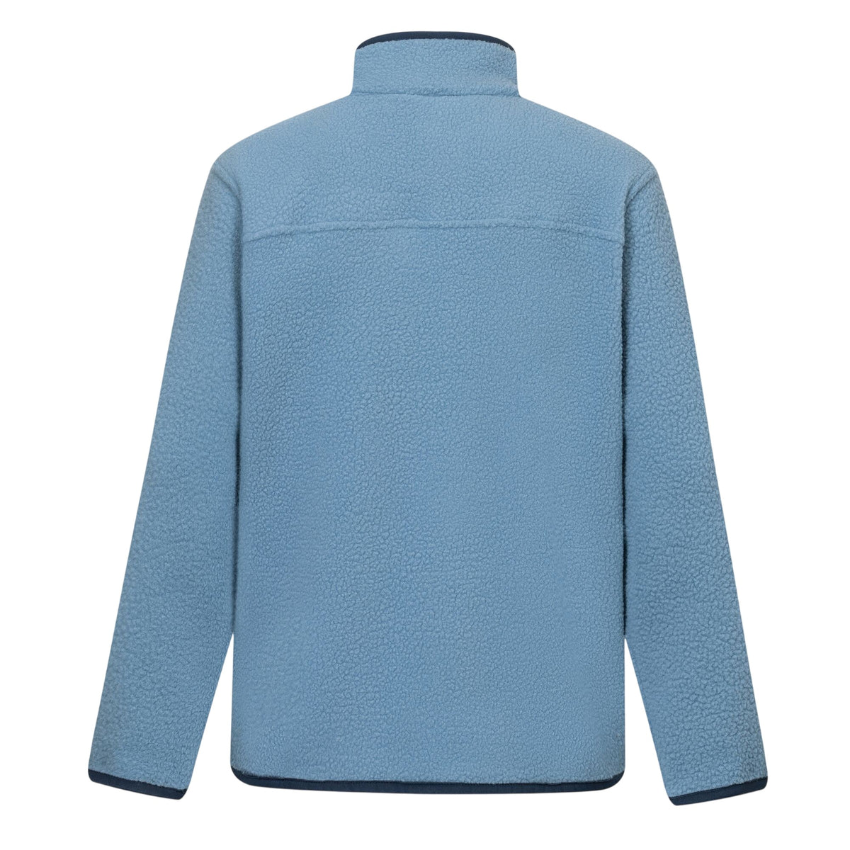 Dusky Blue-Navy - Back - Regatta Childrens-Kids Frankie Colour Block Fleece Jacket