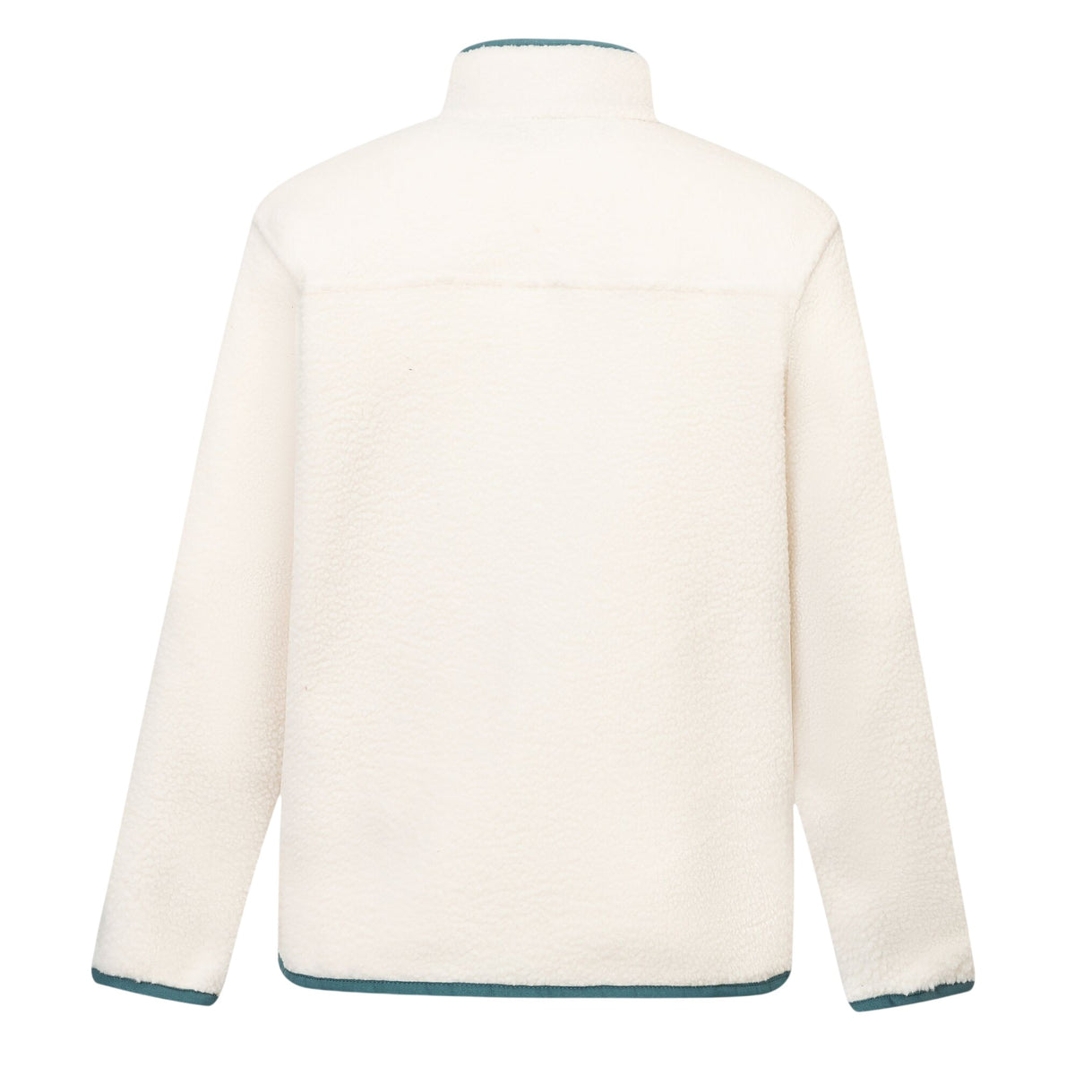 Light Vanilla-Mediterranea - Back - Regatta Childrens-Kids Frankie Colour Block Fleece Jacket