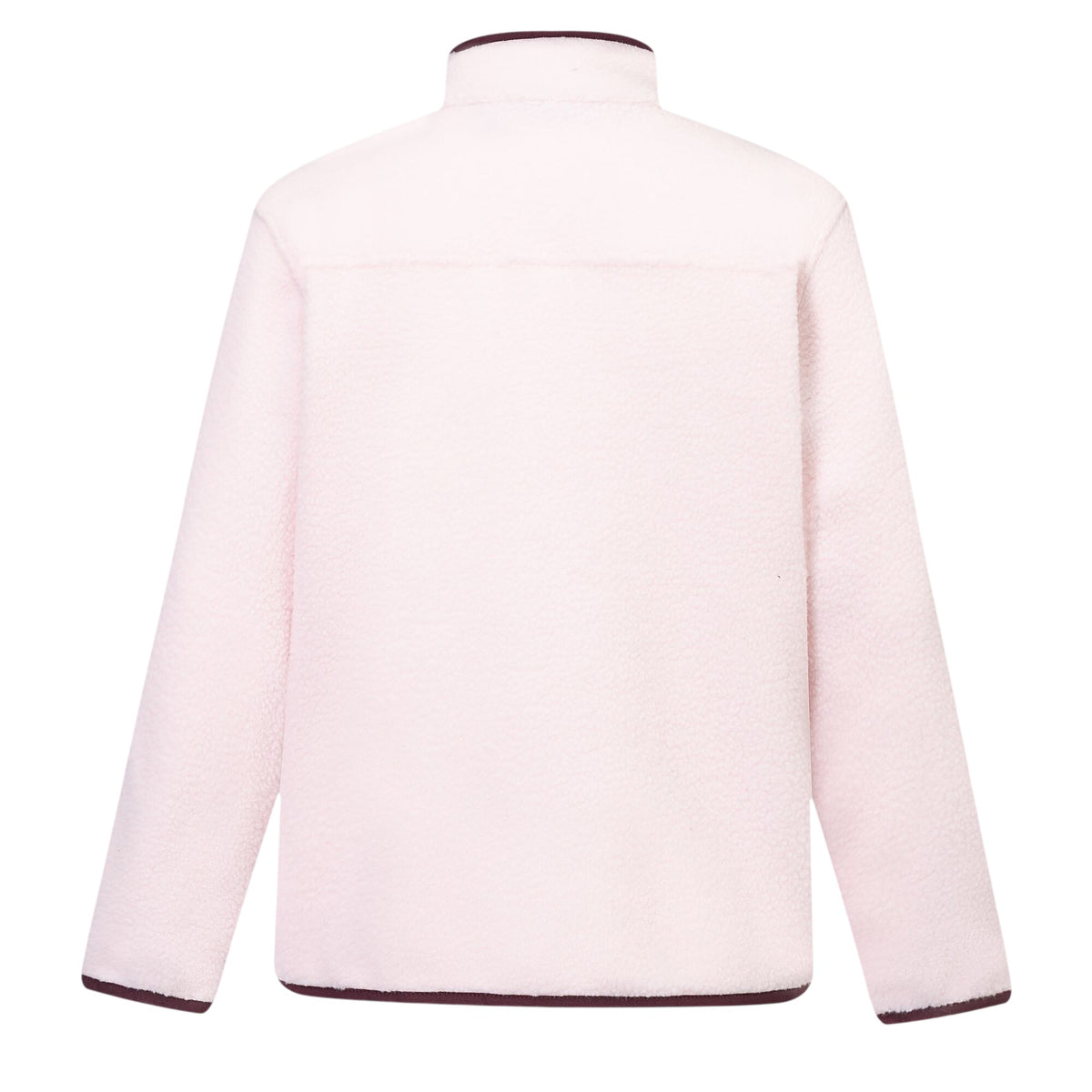 Pink Haze-Fig - Back - Regatta Childrens-Kids Frankie Colour Block Fleece Jacket