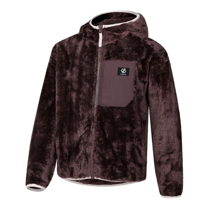 Huckleberry-Pink Haze - Side - Dare 2B Childrens-Kids Powder Fleece Jacket