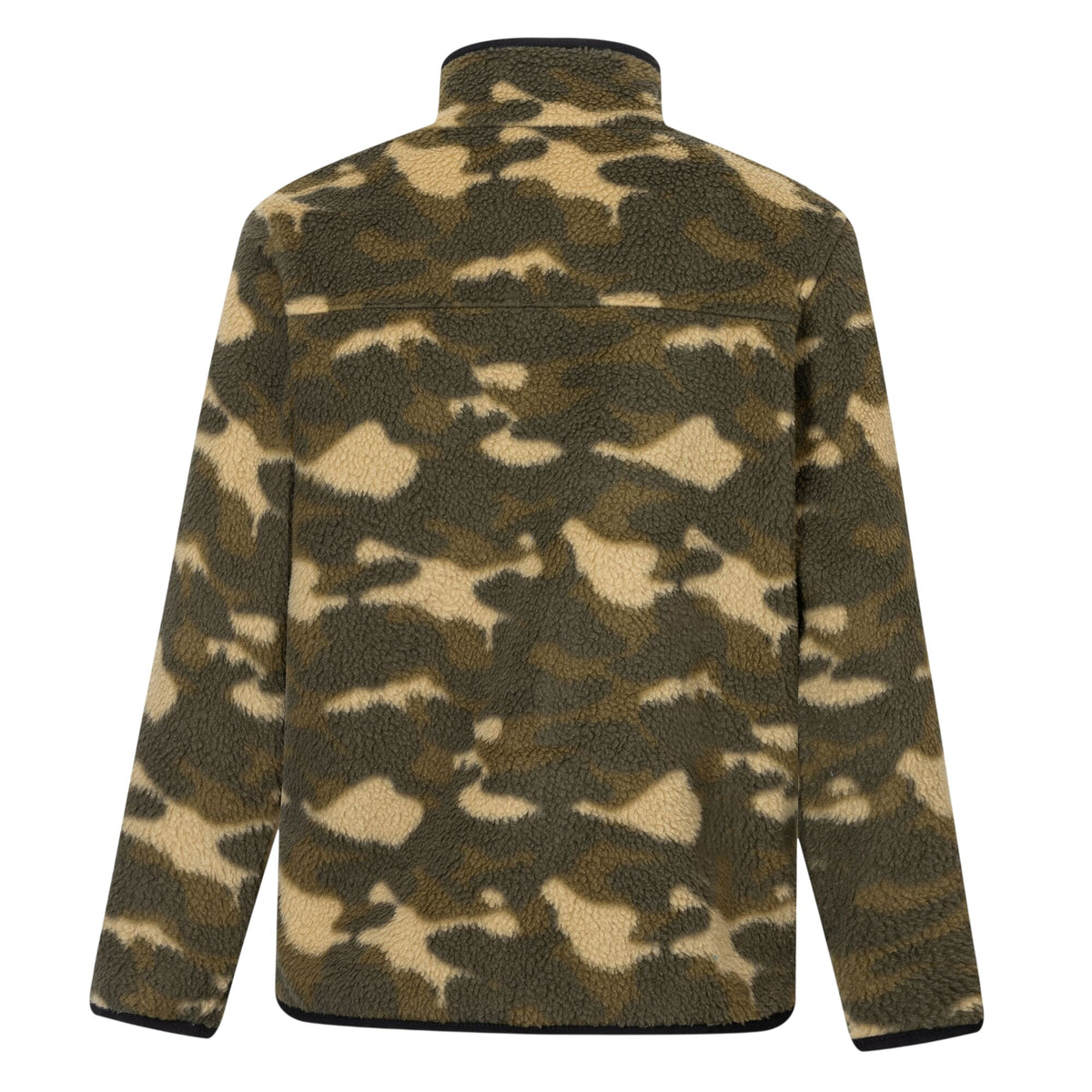 Bark Green - Back - Regatta Childrens-Kids Frankie Camo Full Zip Fleece Jacket