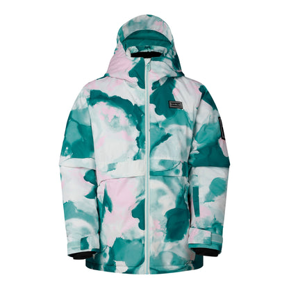 Teal - Front - Dare 2B Childrens-Kids Wing It Marble Ski Jacket