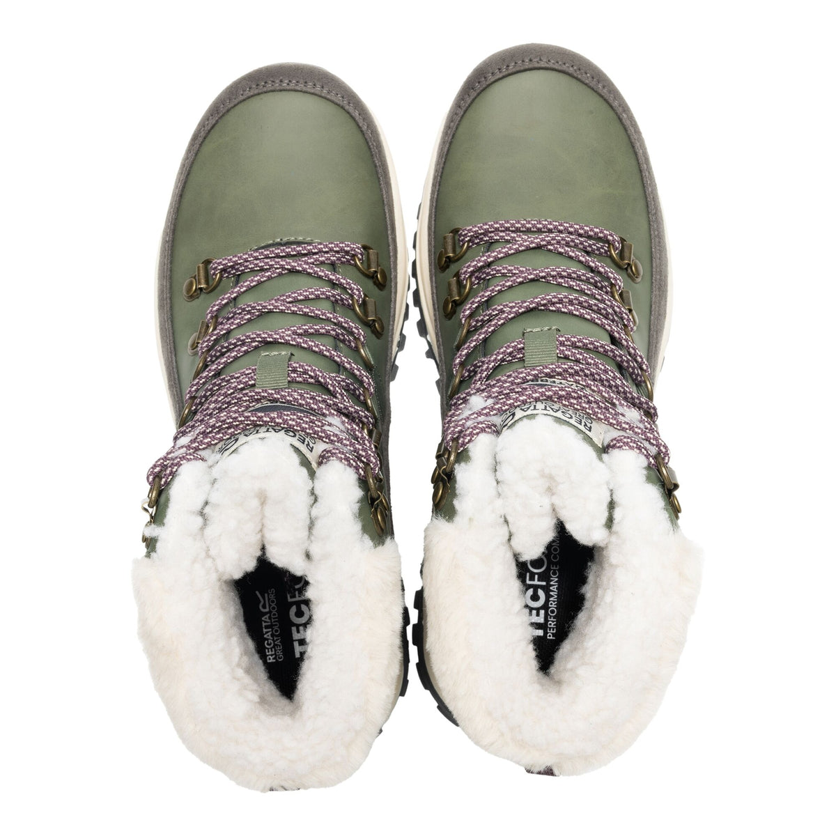 Dark Khaki-Fig - Lifestyle - Regatta Womens-Ladies Elbourne Walking Boots