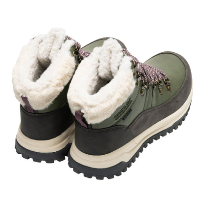 Dark Khaki-Fig - Back - Regatta Womens-Ladies Elbourne Walking Boots