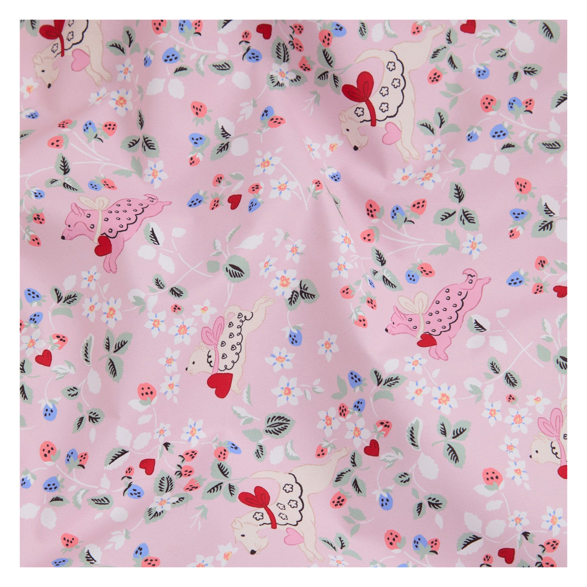 Pink - Lifestyle - Cath Kidston Girls Puppy Waterproof Jacket