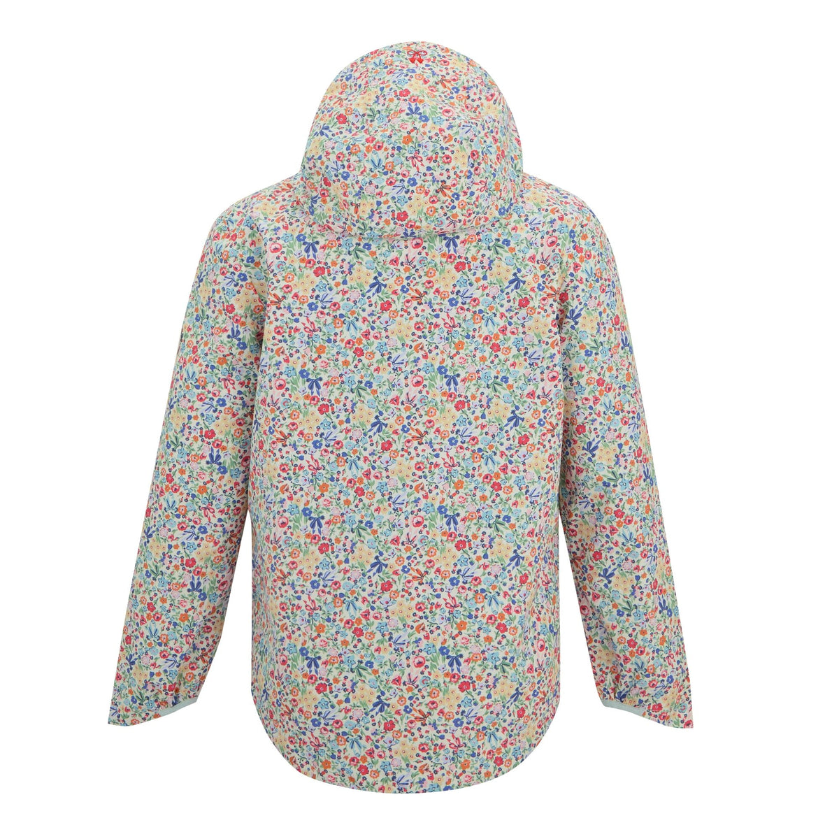 Powder Lilac-Pink Haze - Back - Regatta Girls Cath Kidston Floral Waterproof Jacket