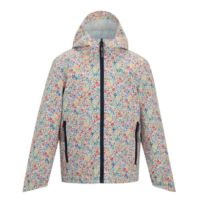 Powder Lilac-Pink Haze - Front - Regatta Girls Cath Kidston Floral Waterproof Jacket
