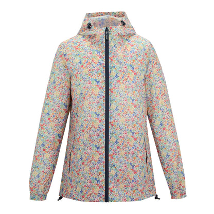 Cream - Front - Regatta Womens-Ladies Cath Kidston Ditsy Floral Waterproof Shell Jacket