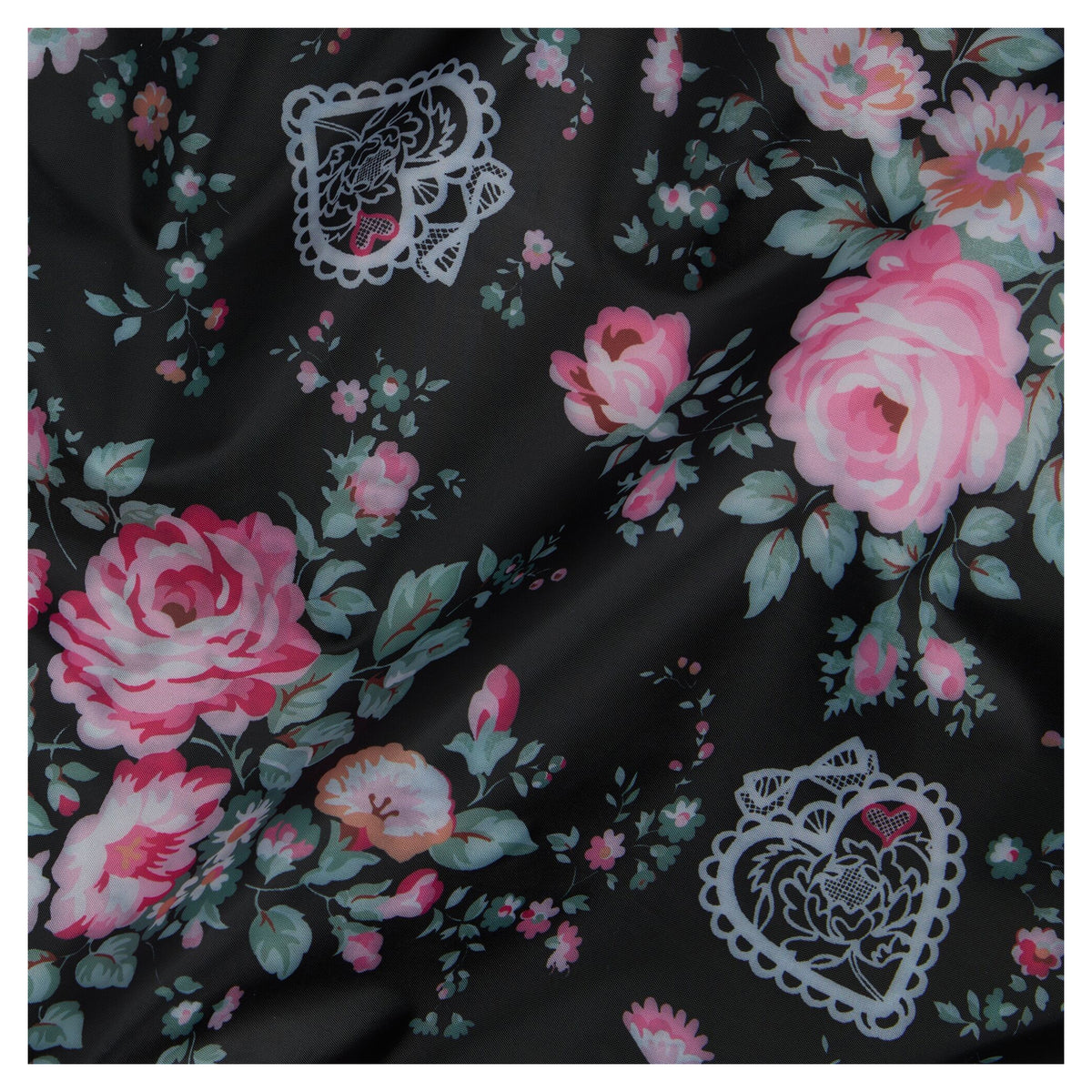 Black - Lifestyle - Regatta Womens-Ladies Cath Kidston Hackney Rose Waterproof Shell Jacket