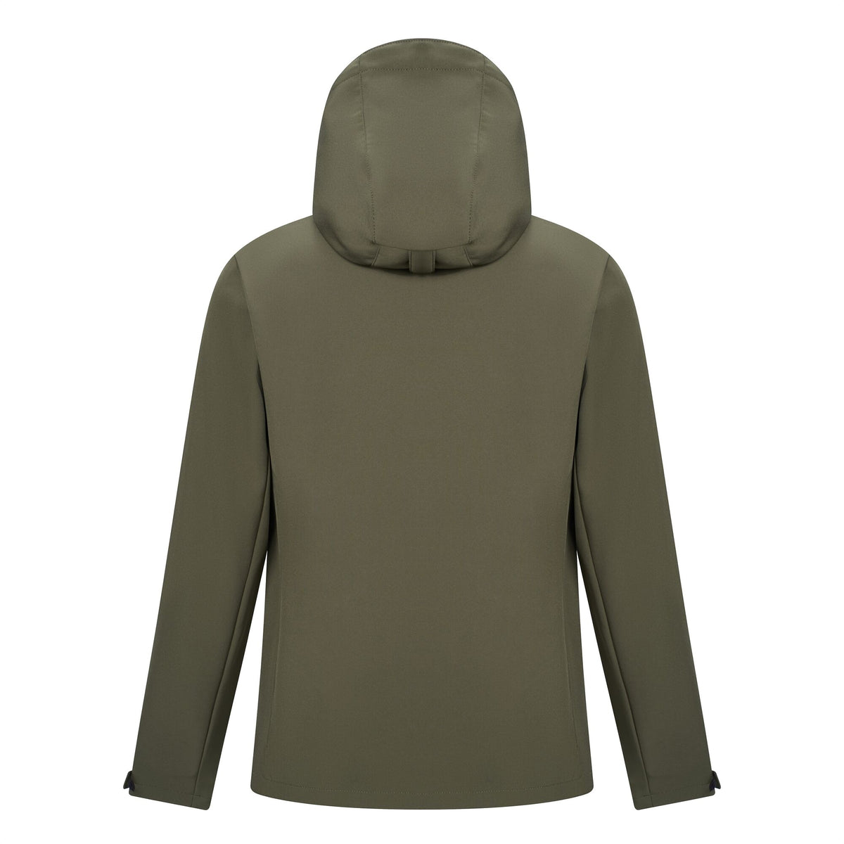 Dark Khaki - Back - Regatta Mens Denvo Wind Resistant Soft Shell Jacket