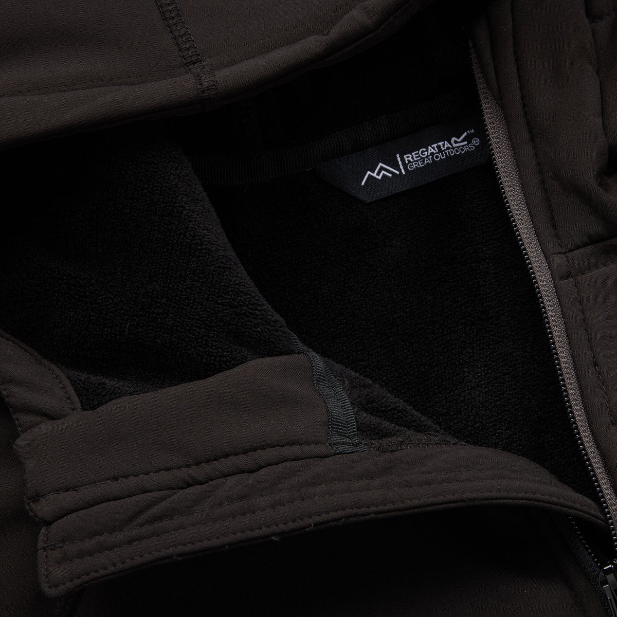Black - Pack Shot - Regatta Mens Ossek Soft Shell Jacket