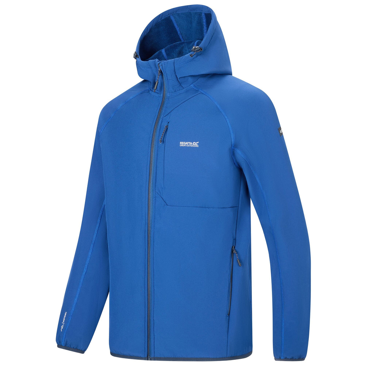 Aviator Blue - Side - Regatta Mens Ossek Soft Shell Jacket