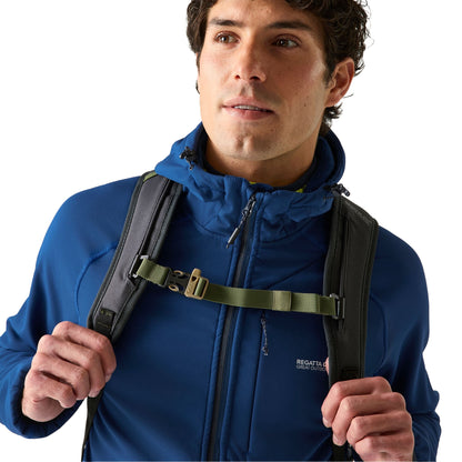 Aviator Blue - Close up - Regatta Mens Ossek Soft Shell Jacket