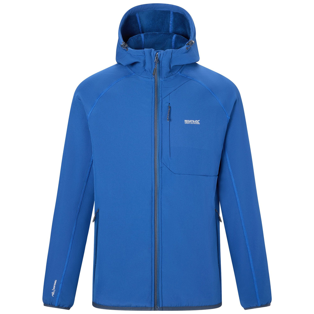 Aviator Blue - Front - Regatta Mens Ossek Soft Shell Jacket