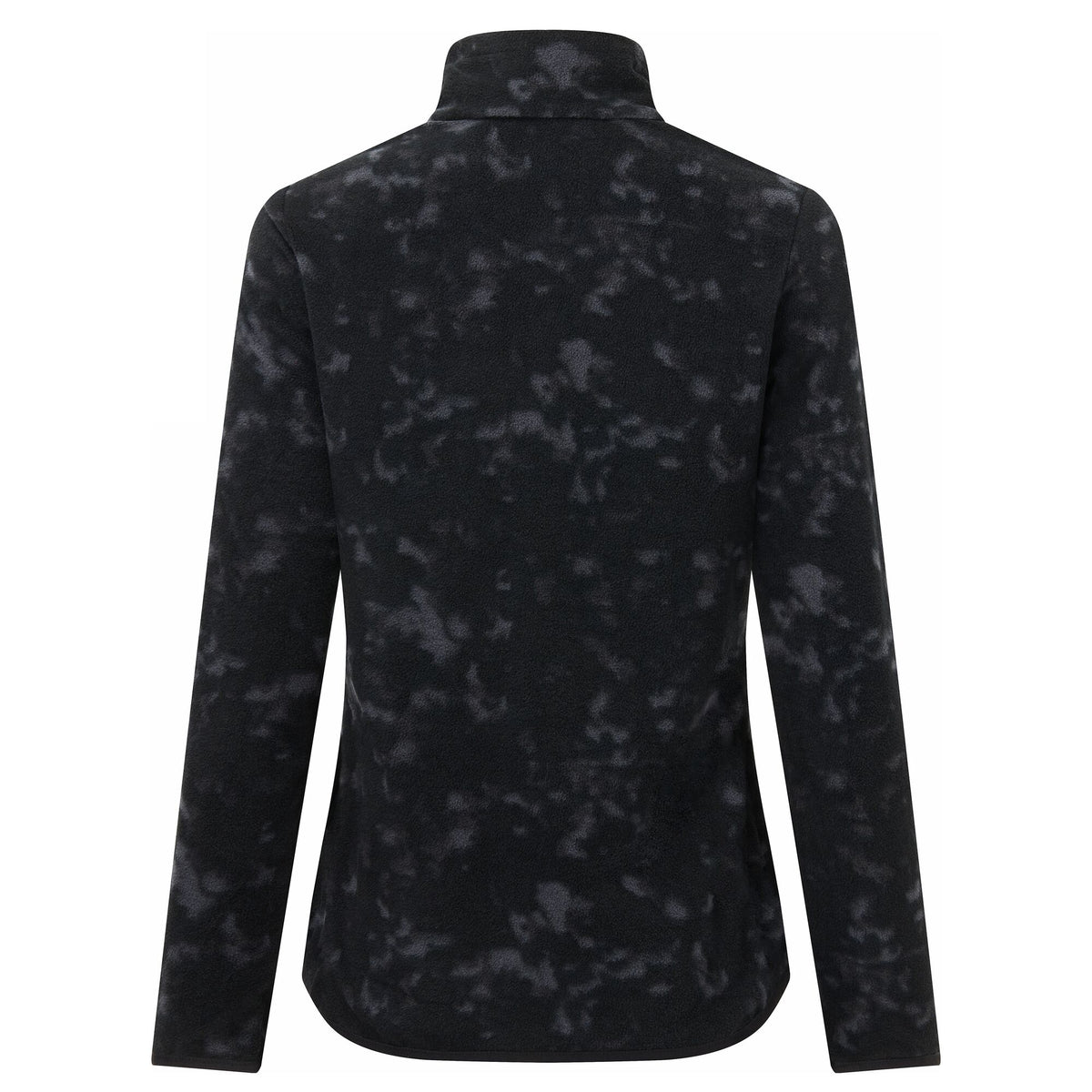 Black - Back - Regatta Womens-Ladies Margot Brush Stroke Quarter Zip Fleece