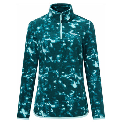 Mediterranea - Front - Regatta Womens-Ladies Margot Brush Stroke Quarter Zip Fleece