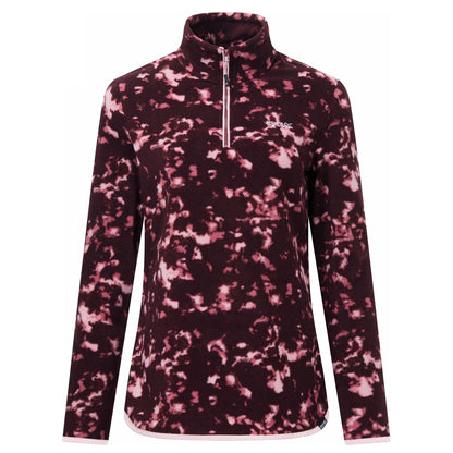 Fig - Front - Regatta Womens-Ladies Margot Brush Stroke Quarter Zip Fleece