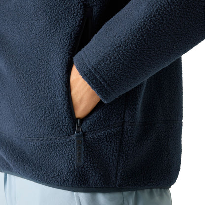 Navy - Pack Shot - Dare 2B Mens Camber Shield Borg Fleece Jacket