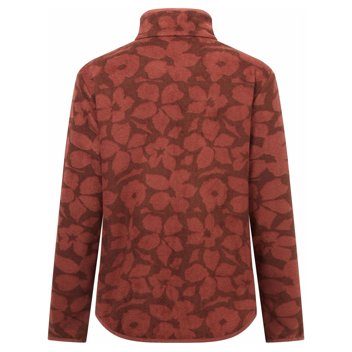 Dark Cherry - Back - Regatta Womens-Ladies Frankie Shadow Flower Half Zip Fleece