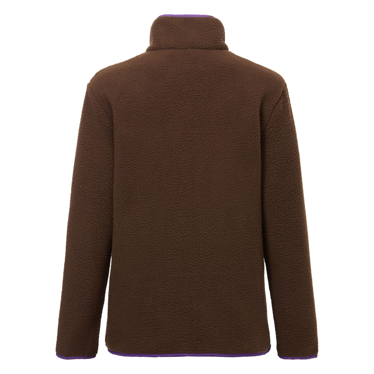 Chocolate Brown - Back - Regatta Womens-Ladies Orla Kiely Sun Daisy Borg Full Zip Fleece Jacket