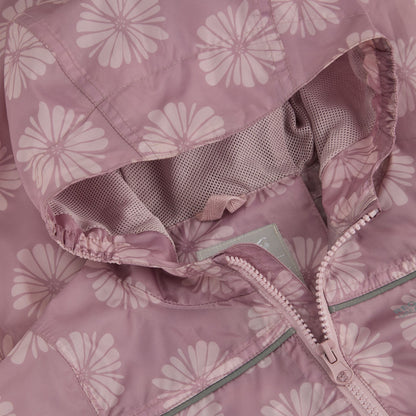 Powder Lilac-Pink Haze - Lifestyle - Regatta Great Outdoors Childrens Toddlers Puddle IV Waterproof Rainsuit