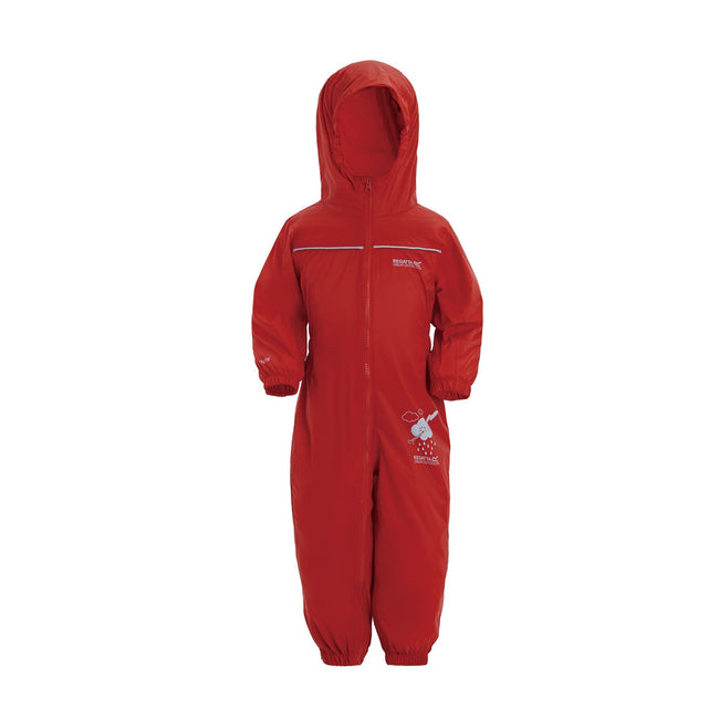 Pepper - Front - Regatta Great Outdoors Childrens Toddlers Puddle IV Waterproof Rainsuit