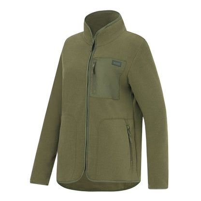Dark Khaki - Side - Regatta Womens-Ladies Frankie Full Zip Fleece