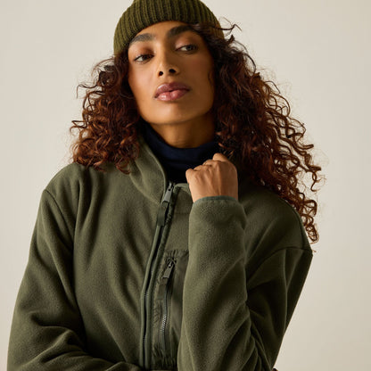 Dark Khaki - Lifestyle - Regatta Womens-Ladies Frankie Full Zip Fleece