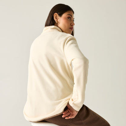Light Vanilla-Mocha - Pack Shot - Regatta Womens-Ladies Frankie Full Zip Fleece