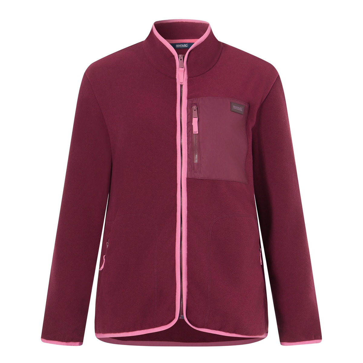Fig-Violet - Front - Regatta Womens-Ladies Frankie Full Zip Fleece