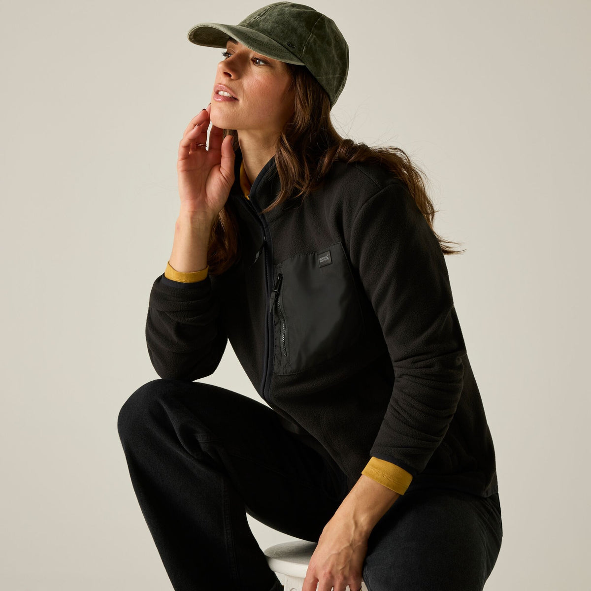 Black - Lifestyle - Regatta Womens-Ladies Frankie Full Zip Fleece