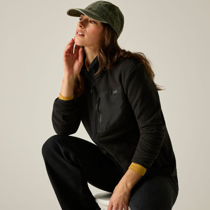 Black - Lifestyle - Regatta Womens-Ladies Frankie Full Zip Fleece