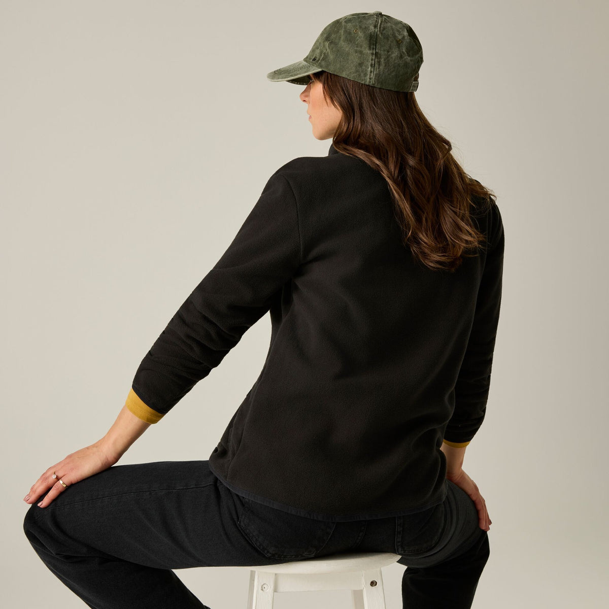 Black - Close up - Regatta Womens-Ladies Frankie Full Zip Fleece