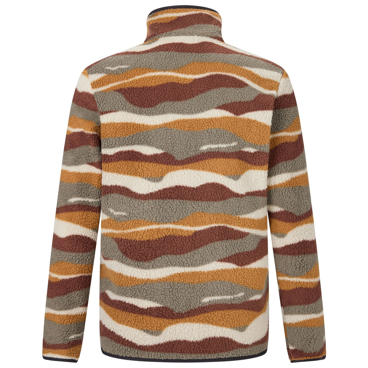 Coffee Grounds - Back - Regatta Mens Frankie Mountain Range Borg Full Zip Fleece Jacket