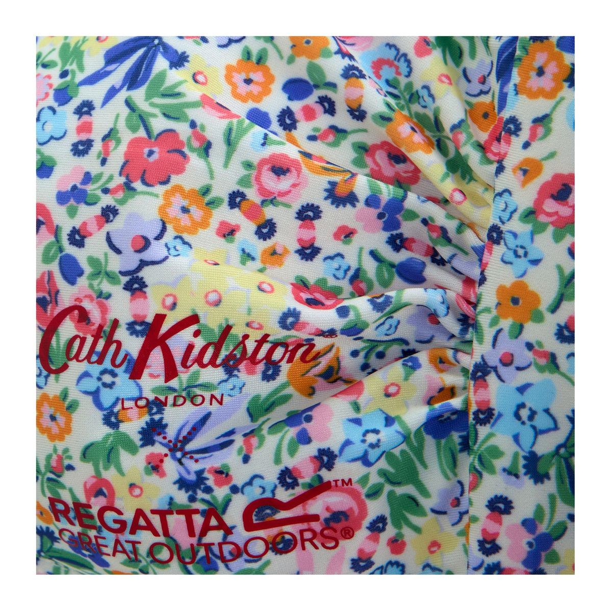 Cream - Lifestyle - Regatta Womens-Ladies Cath Kidston Harmony Ditsy Bikini Top