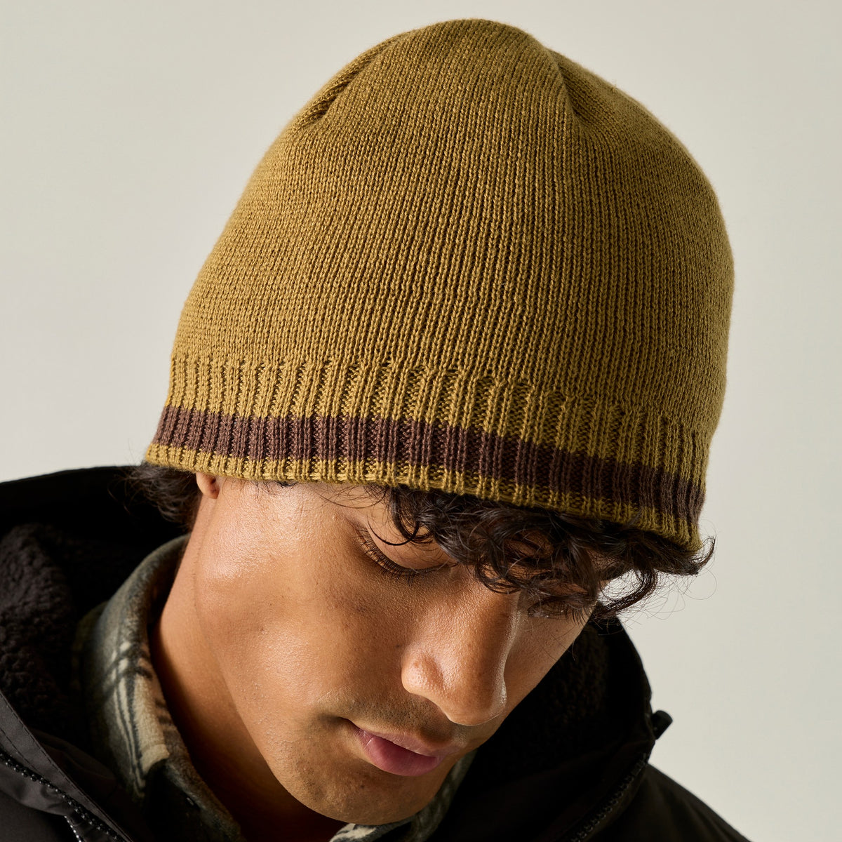 Wood Brown-Coffee Grounds - Lifestyle - Regatta Mens Balton IV Beanie
